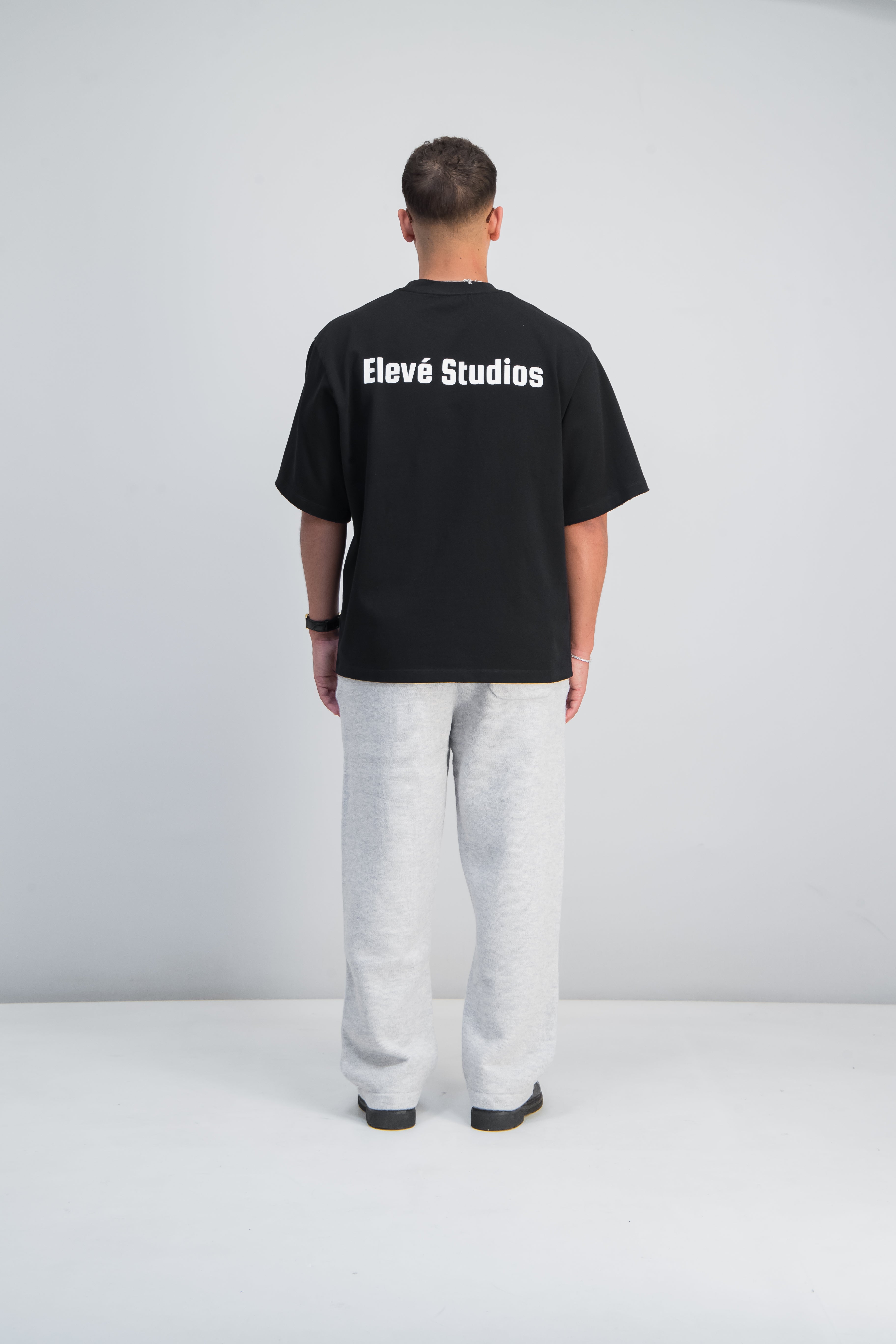 Midnight Black Boxy Tee Secondary image