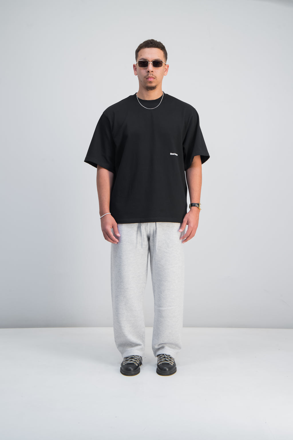 Midnight Black Boxy Tee