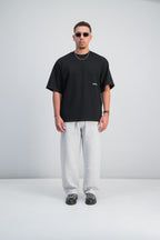 Midnight Black Boxy Tee